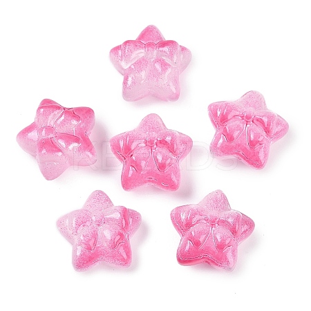 Transparent Spray Paint Glass Beads X1-GLAA-H035-02C-1