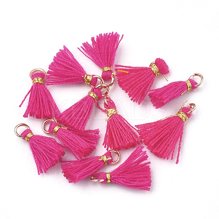 Polycotton(Polyester Cotton) Tassel Pendant Decorations FIND-S281-18-1