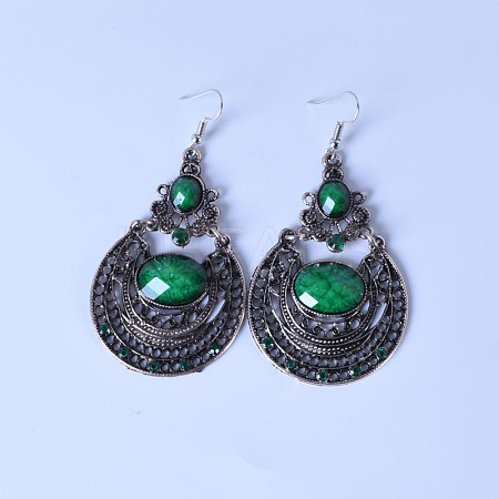 Bohemian Style Teardrop Alloy Dangle Earrings FS-WG803BC-02-1