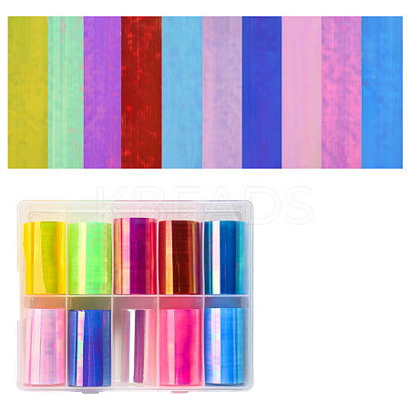 10 Colors Nail Art Transfer Stickers MRMJ-R090-06E-1