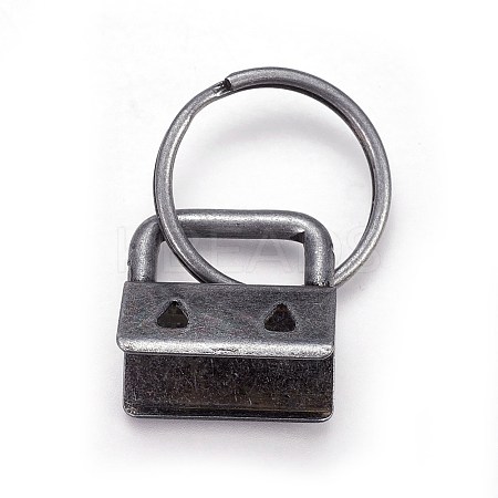 Electroplate Iron Split Key Rings LS-IFIN-WH0044-01A-AS-1