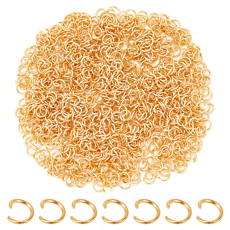 1000Pcs 304 Stainless Steel Open Jump Rings STAS-AR0002-03-1