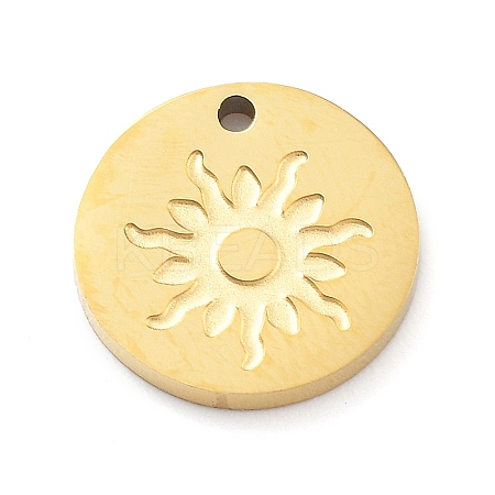304 Stainless Steel Charms STAS-I327-01G-02-1