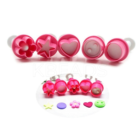 Plastic Cookie Fondant Stamper Set BAKE-PW0008-32-1