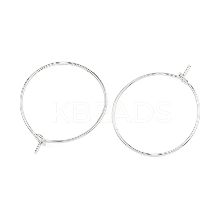 SHEGRACE Brass Hoop Earring Findings XGRPCH798-217P-1