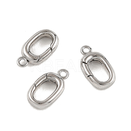 SHEGRACE Brass Spring Gate Rings XGR0096P-129P-1