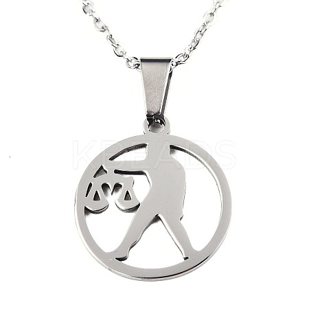 Non-Tarnish 201 Stainless Steel Pendants Necklaces LS-NJEW-S105-JN626-7-1