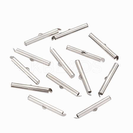 Iron Slide On End Clasp Tubes IFIN-R212-3.0cm-P-1