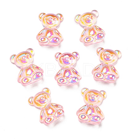 Cartoon Transparent Resin Cabochons RESI-G073-01A-1