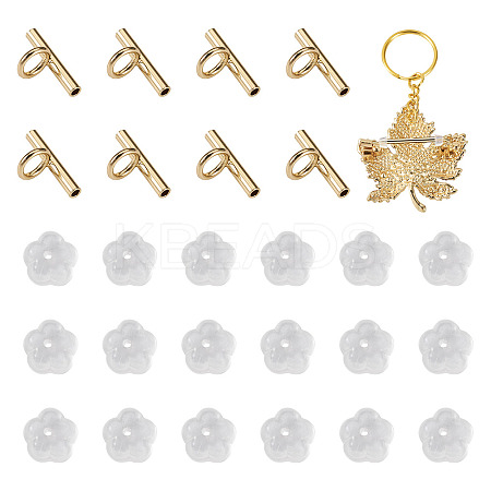 Brass Tube Bails DIY-TA0014-37B-G-1