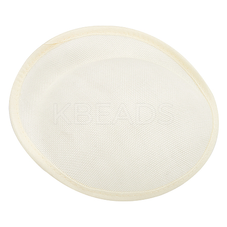 Linen Cloth Mini Hat Fascinator Base AJEW-WH0472-53C-1