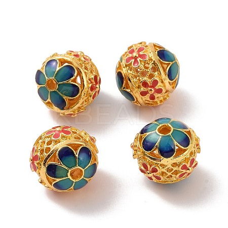 Hollow Alloy Beads ENAM-L039-21MG-02-1