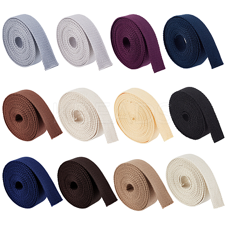 36M 12 Colors Polycotton Ribbon OCOR-BC0007-86B-02-1