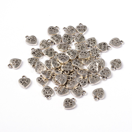 Tibetan Style Charms Pendants TIBEP-YW0001-64-1