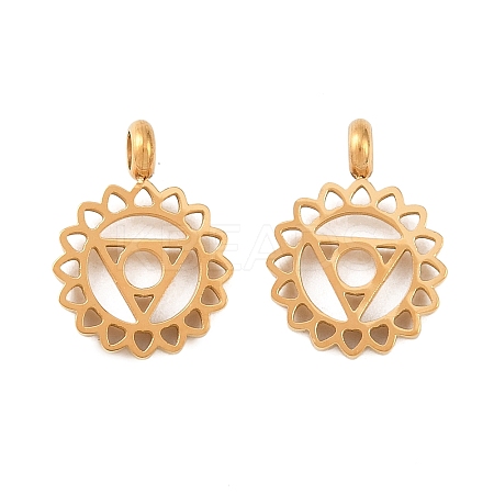 304 Stainless Steel Pendants STAS-D390-13G-1