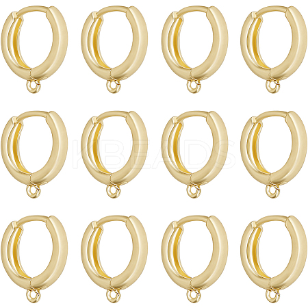10Pairs Brass Hoop Earrings EJEW-BBC0001-55-1