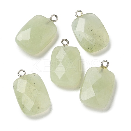 Natural Xiuyan Jade Pendants G-K385-09P-1