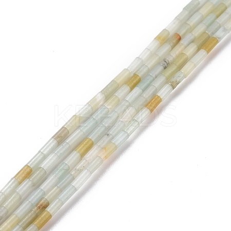 Natural Flower Amazonite Beads Strands G-M389-16-1