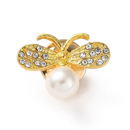 Zinc Alloy Rhinestone Brooches JEWB-F022-04A-1