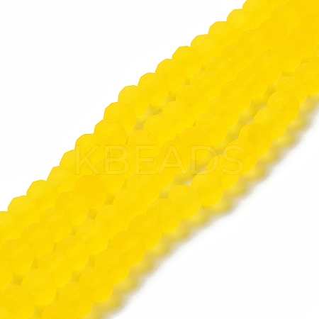 Transparent Glass Beads Strands LS-EGLA-A034-T8mm-MD17-1
