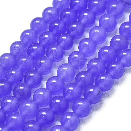 Natural Malaysia Jade Beads Strands G-L645-C01-6mm-06-1