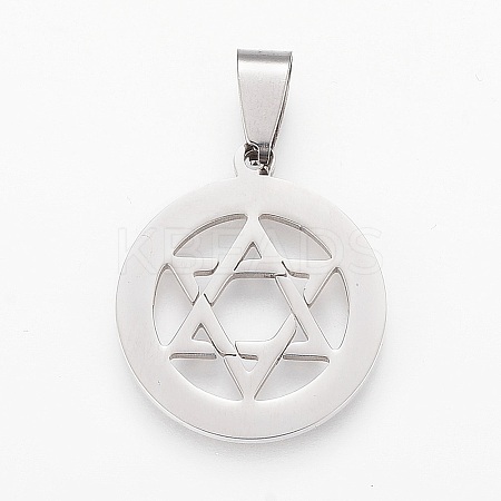 Tarnish Resistant 304 Stainless Steel Pendants LS-STAS-F106-23P-1