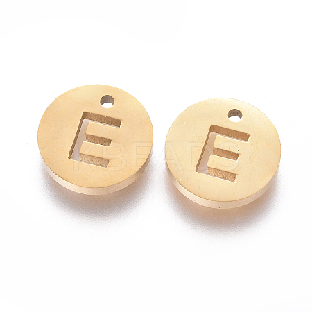 Ion Plating(IP) 304 Stainless Steel Charms STAS-I120-10E-G-1