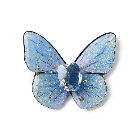 Transparent Epoxy Resin Cabochons RESI-A044-01B-1