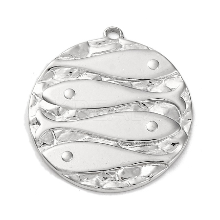 Anti-Tarnish 304 Stainless Steel Pendants STAS-K293-04P-1