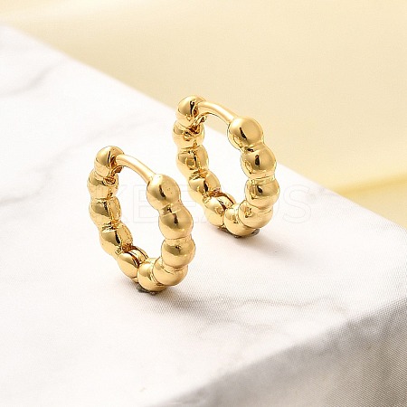 Rack Plating Round Brass Hoop Earrings for Women EJEW-C125-08G-1