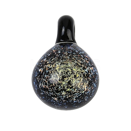 Handmade Lampwork Pendants LAMP-Q005-05B-01-1