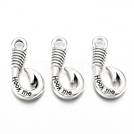 Tibetan Style Alloy Pendants TIBE-S323-060AS-RS-1