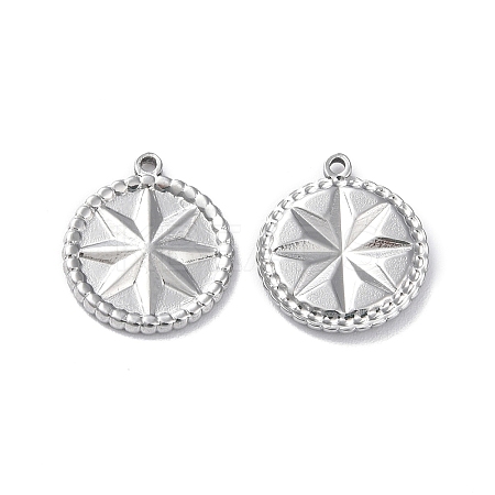 Non-Tarnish 304 Stainless Steel Pendants STAS-P324-03P-1