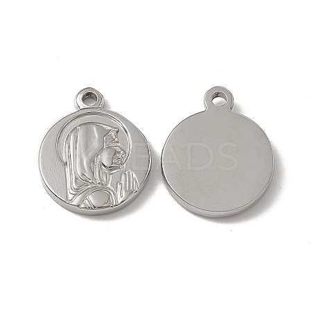 Non-Tarnish 201 Stainless Steel Pendants STAS-J401-VC620-1