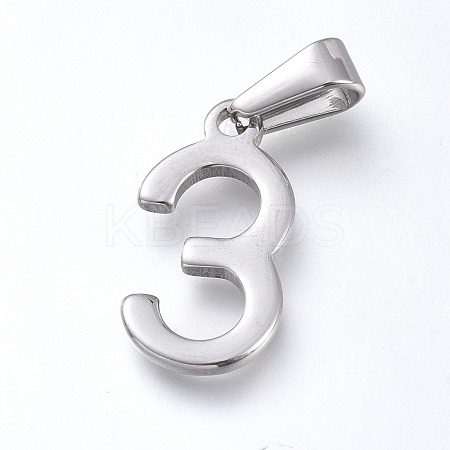 Non-Tarnish 304 Stainless Steel Pendants STAS-L210-05G-P-1