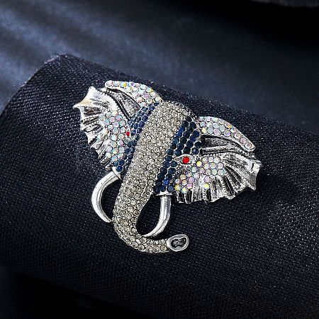 Alloy Rhinestone Brooch LS-JEWB-K027-08AS-1