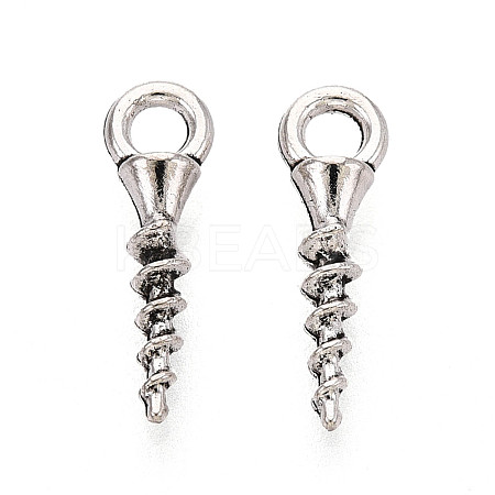 Tibetan Style Alloy Pendants TIBEP-T054-16AS-1