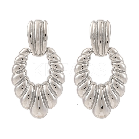 Non-Tarnish 304 Stainless Steel Stud Earrings for Women EJEW-N054-24P-1