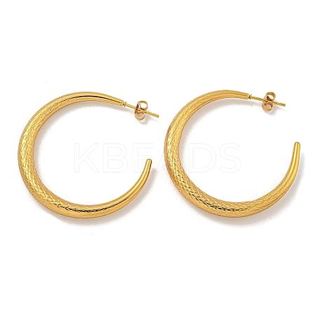202 Stainless Steel Stud Earrings EJEW-H003-20G-03-1