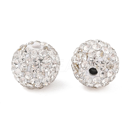 Polymer Clay Rhinestone Beads RB-N006-70-1