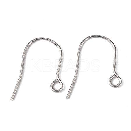 Tarnish Resistant 304 Stainless Steel Ear Wire STAS-H020-NF-1