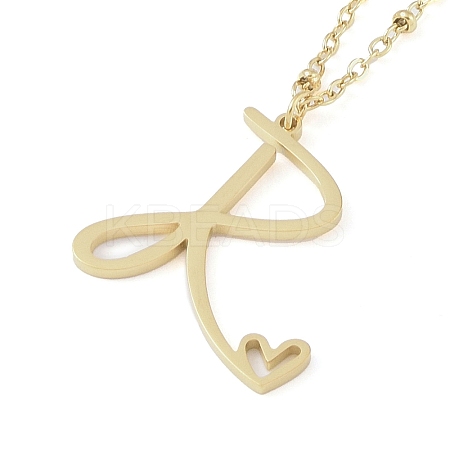 304 Stainless Steel Pendant Necklaces LS-NJEW-H029-02G-R-1