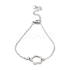 Tarnish Resistant 201 Stainless Steel Link Bracelets with Cable Chains BJEW-P297-01P-A-1