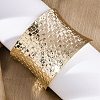 Alloy Arm Cuff Bangles Girl Women LS-AJEW-A063-04G-1