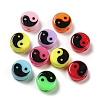 Opaque Acrylic Beads SACR-P028-01B-01-1