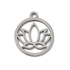 201 Stainless Steel Pendants STAS-I359-04P-1