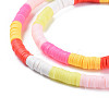 Fixed 6 Color Handmade Polymer Clay Bead Strands CLAY-S096-029P-3