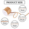 4 Rolls 4 Styles Jute Cord OCOR-TA0002-88-4