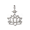 201 Stainless Steel Filigree Pendants LS-STAS-K298-04P-1