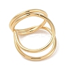 Ion Plating(IP) 304 Stainless Steel Finger Rings for Women RJEW-G315-01G-3